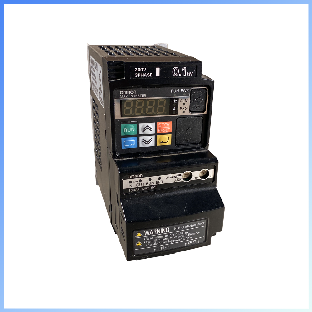 3G3MX2-A2001-V1 100W inverter/VFD + 3G3AX-MX2-ECT communication module