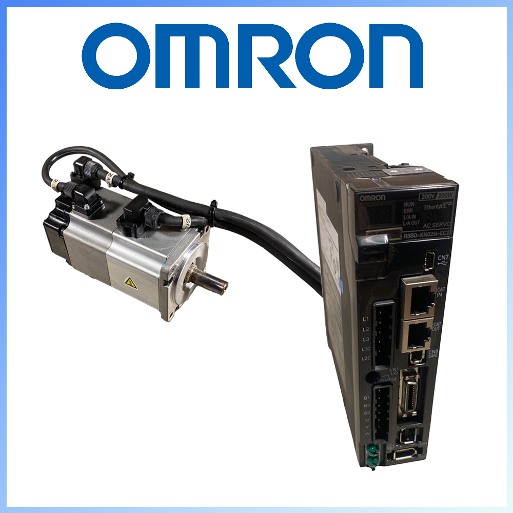Omron Servo drives, motors and gearboxes