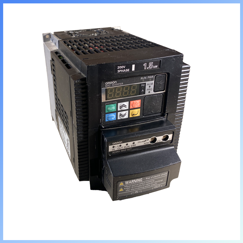 Omron Inverter/VFD and magnetic brake 3-phase motors