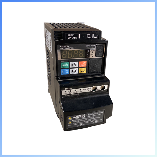 3G3MX2-A2001-V1 100W inverter/VFD + 3G3AX-MX2-ECT communication module