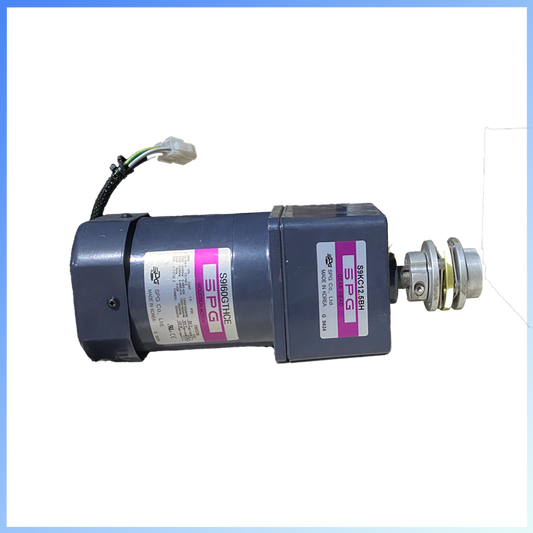 SPG 60 induction motor + 12.5:1 Gearhead combo (refurbished)