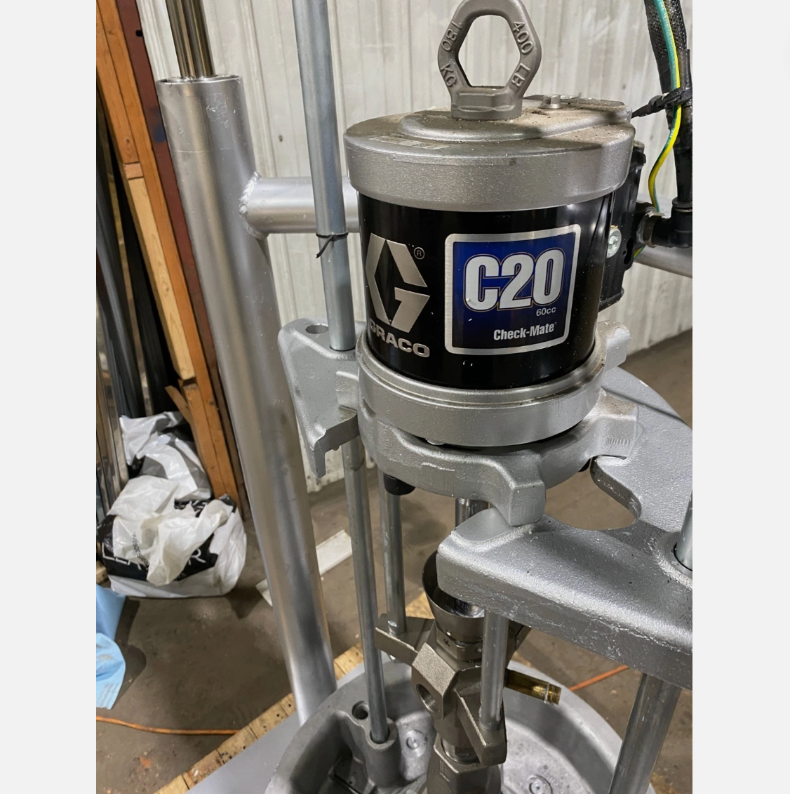 Graco 55 gallon bulk unloading silicone pump for Silicone dispenser
