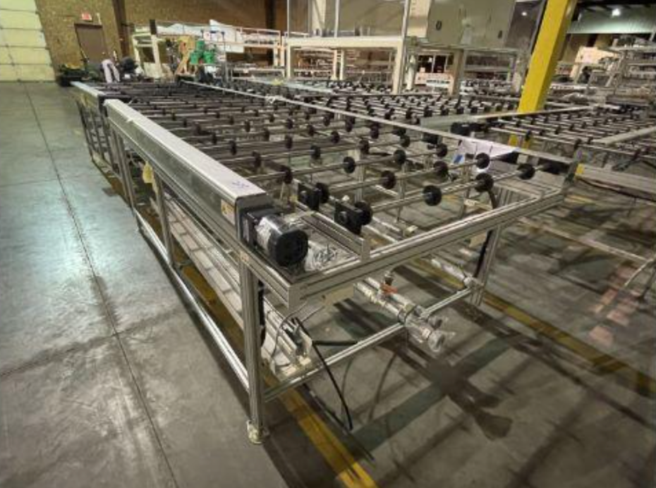 SFA 1,21m W x 2,38m L (48 in. x 94 in.) Model 906 Roller Conveyor