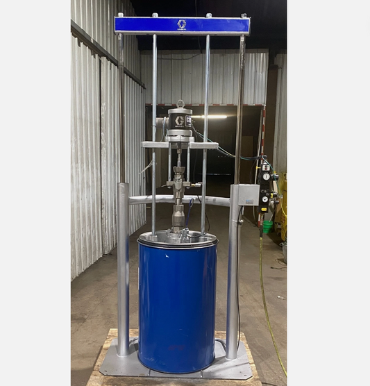 Graco 55 gallon bulk unloading silicone pump for Silicone dispenser