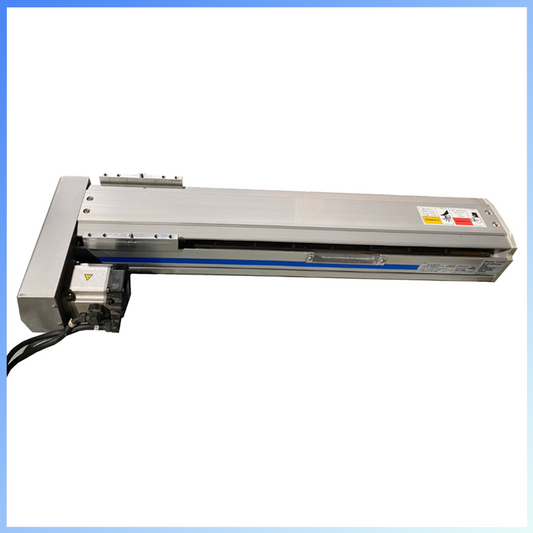 450mm travel linear actuator/positioning table for servo motor, 120 mm width (refurbished)