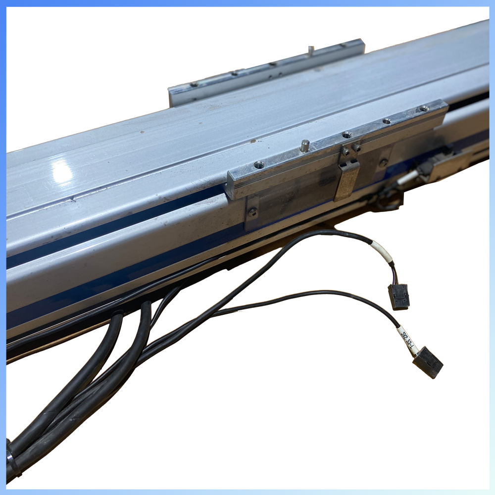 450mm/18" travel linear actuator/positioning table for servo motor, 95mm width (refurbished)