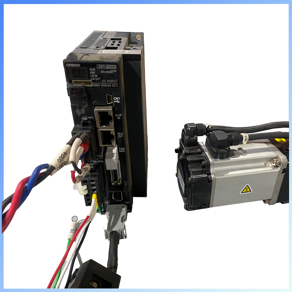 Omron 800 W servo Drive + R88M-K75030T-S2 750w servo motor combo (refurbished)